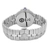 Back View Of Solid Back Case And Closed Stainless Steel Band Of RAYMOND WEIL 5580-ST-00208 Watch Unworn Condition