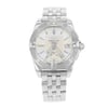 Front Full View Of Breitling A3733011/G706-SS Stainless Steel Watch Display Model Condition {Product Condition}