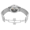 Back View Of Exhibition Back Case And Open Stainless Steel Band Of Tissot T063.907.11.038.00 Watch Unworn Condition