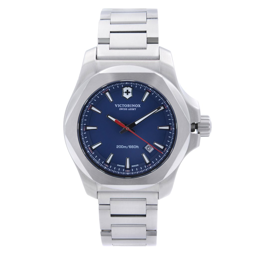 Front Full View Of Victorinox 241724.1 Stainless Steel Watch Display Model Condition {Product Condition}