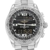 Up Close Front Facing Picture Of Breitling A68062 Stainless & Titanium Watch Pre Owned Condition