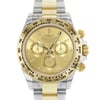 Up Close Front Facing Picture Of Rolex 116503 Stainless Steel Watch Display Model Condition