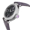 View Of Crown Facing Side Of Cartier 2324 Stainless Steel Watch Pre Owned Condition