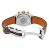 Back View Of {Caseback} Back Case And Open Leather Band Of Breitling B13356 Watch Pre Owned Condition