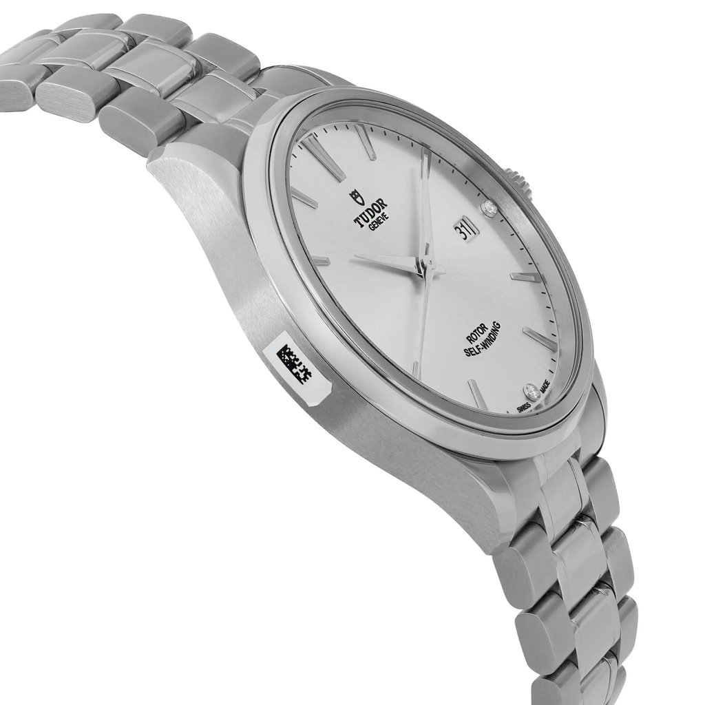 View Of Opposite Crown Facing Side Of TUDOR 12700-0003 Stainless Steel Watch Unworn Condition
