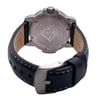 Back View Of Solid Back Case And Closed Leather Band Of Luminox XS.7251 Watch Pre Owned Condition