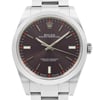 Up Close Front Facing Picture Of Rolex 114300 Stainless Steel Watch Pre Owned Condition