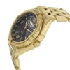 View Of Crown Facing Side Of Breitling K10050 Gold 18kt Watch Pre Owned Condition