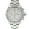 Up Close Front Facing Picture Of Breitling A1337011/A660-135A Stainless Steel Watch Display Model Condition