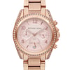 Up Close Front Facing Picture Of Michael Kors MK5863 Stainless Steel Watch Pre Owned Condition