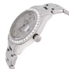 An image of a pre-owned wristwatch displayed from a back view angle, focusing on the closed clasp. The watch features a metallic band and a detailed face with a decorative bezel. The photograph is taken from a close distance, highlighting the intricate details of the watch's design and condition.