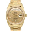 Up Close Front Facing Picture Of Rolex 1803 Gold 18kt Watch Pre Owned Condition