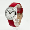 View Of Crown Facing Side Of Mondaine MSE.30210.LC Stainless Steel Watch Display Model Condition
