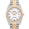 Up Close Front Facing Picture Of Rolex 116233 Stainless Steel Watch Pre Owned Condition