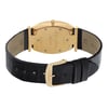Back View Of Screwback Back Case And Closed Leather Band Of Longines L4.705.2.11.2 Watch Display Model Condition