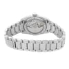 Back View Of Exhibition Back Case And Closed Stainless Steel Band Of OMEGA 2504.50.00 Watch Pre Owned Condition
