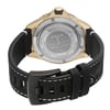An image of a Wristwatch by Edox. This Unworn item is designed for Men, featuring a Casual style. It has a Mechanical (Automatic) movement and an Analog display with a Black Gradient dial color. The indices include 12-Hour Dial,Round Indexes. The band is made of Leather and the case is made of Bronze. The watch has a Round shape with a case size of 42 mm and a case thickness of 12 mm.