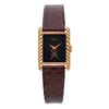 Front Full View Of Asprey 616506 Gold 18kt Watch Pre Owned Condition Fair