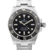 Up Close Front Facing Picture Of Rolex 114060 Stainless Steel Watch Pre Owned Condition