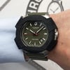 Up Close Front Facing Picture Of Victorinox 241683.1 Stainless Steel Watch Pre Owned Condition