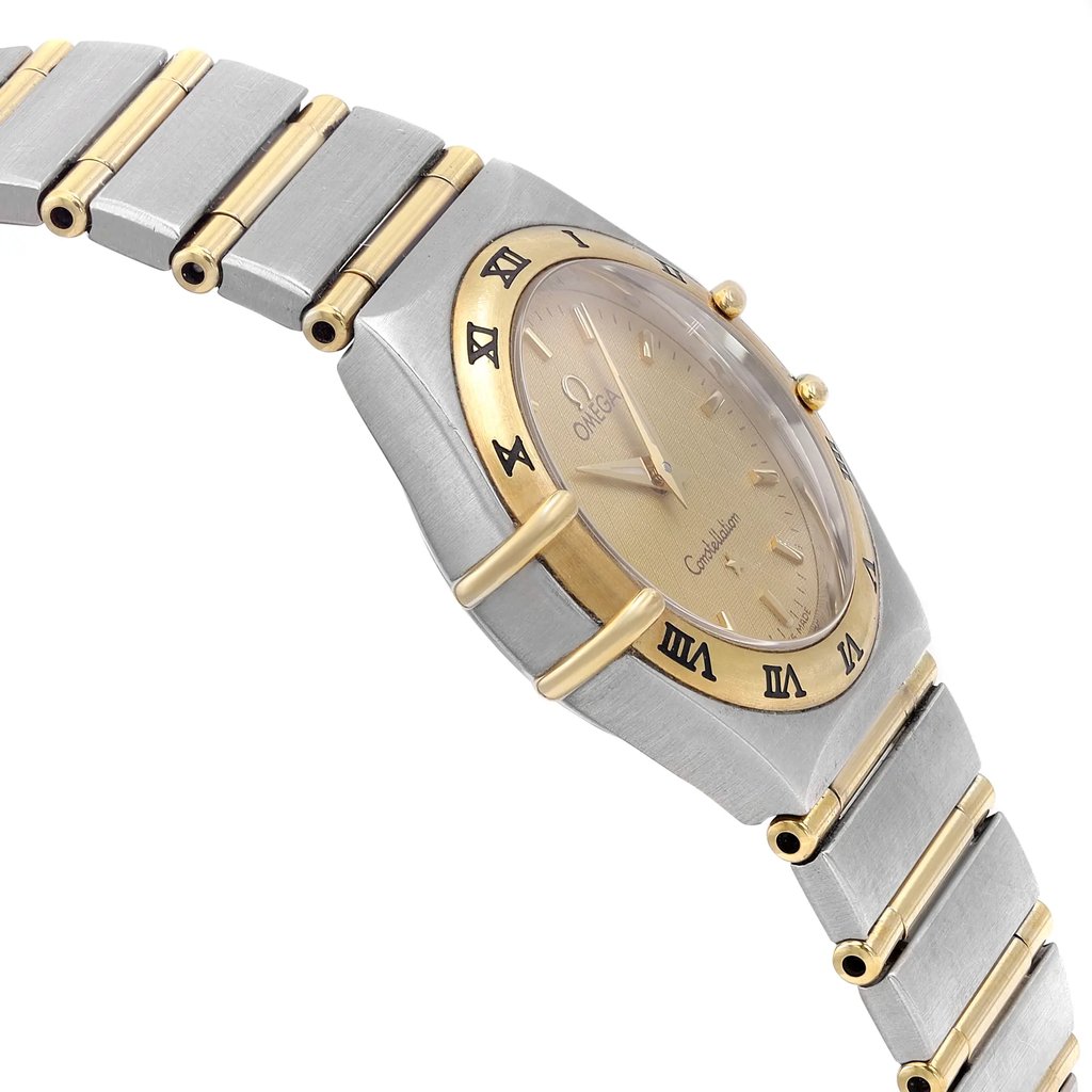 View Of Opposite Crown Facing Side Of OMEGA 1272.10.00 Stainless Steel Watch Pre Owned Condition
