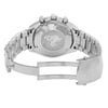 Back View Of Solid Back Case And Open Stainless Steel Band Of OMEGA 3210.50.00 Watch Pre Owned Condition