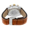 Back View Of {Caseback} Back Case And Closed Leather Band Of Breitling B13050.1 Watch Pre Owned Condition