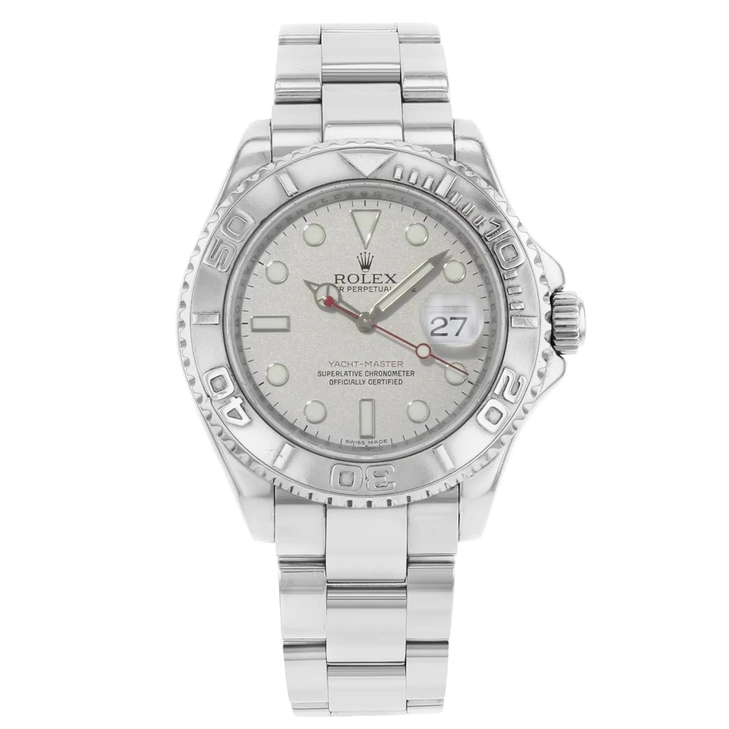 Front Full View Of Rolex 16622 Stainless Steel Watch Pre Owned Condition {Product Condition}
