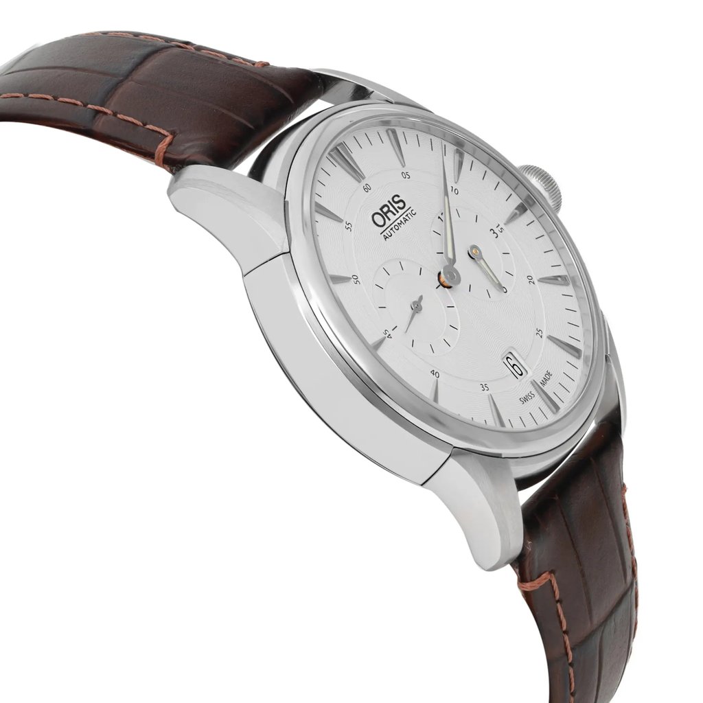 View Of Opposite Crown Facing Side Of Oris 01 749 7667 4051-07 5 21 70FC Stainless Steel Watch Pre Owned Condition