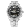 Front Full View Of Breitling A68062 Stainless & Titanium Watch Pre Owned Condition {Product Condition}