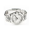 Front Full View Of Rolex 126300 Stainless Steel Watch Pre Owned Condition {Product Condition}