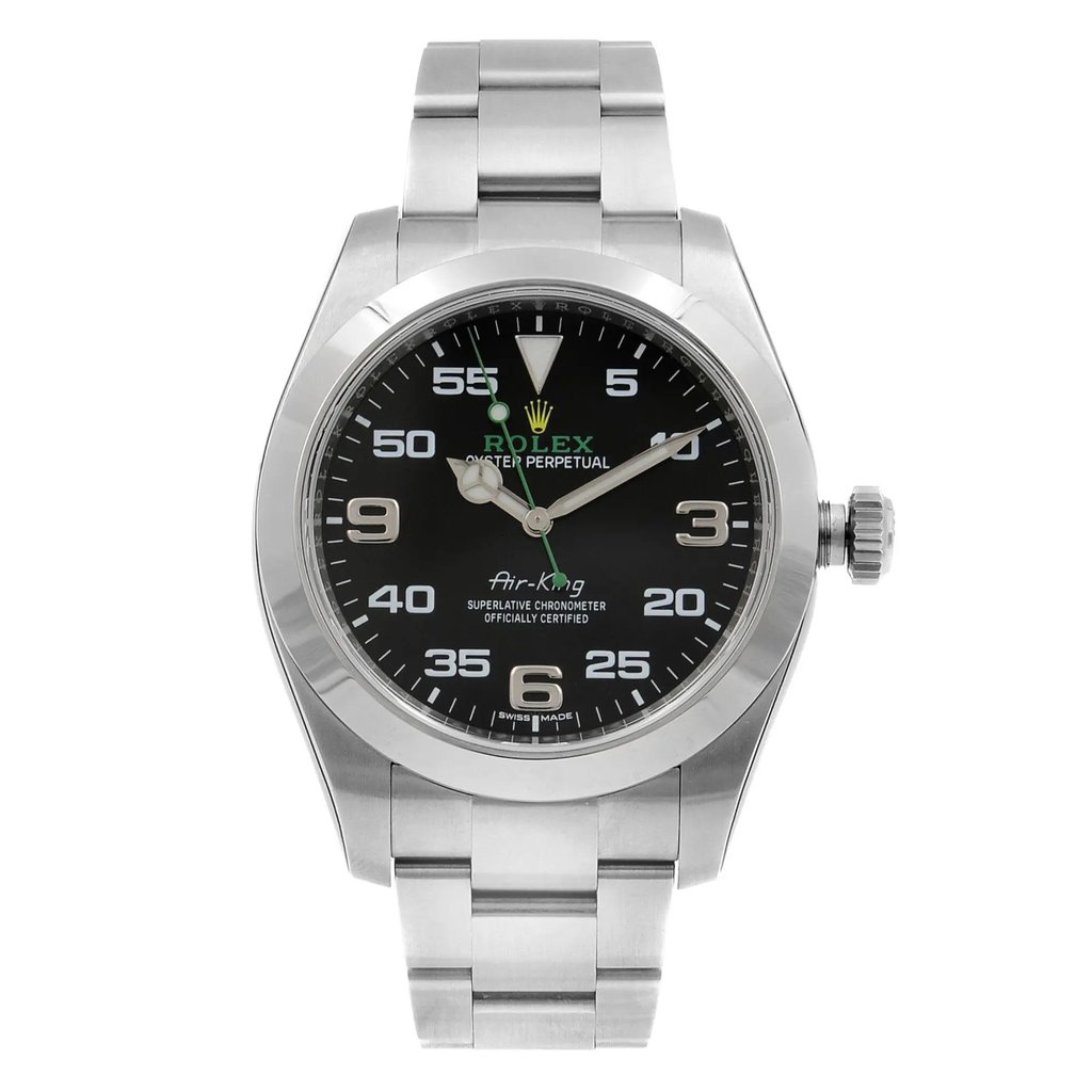 Front Full View Of Rolex 116900 Stainless Steel Watch Display Model Condition Excellent