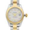 Up Close Front Facing Picture Of Rolex 179163 Stainless Steel Watch Pre Owned Condition