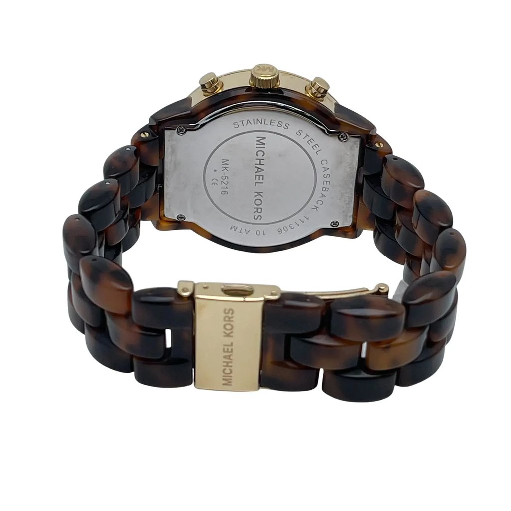 7th image of Michael Kors Michael Kors Tortoise Wristwatch, PreOwned condition