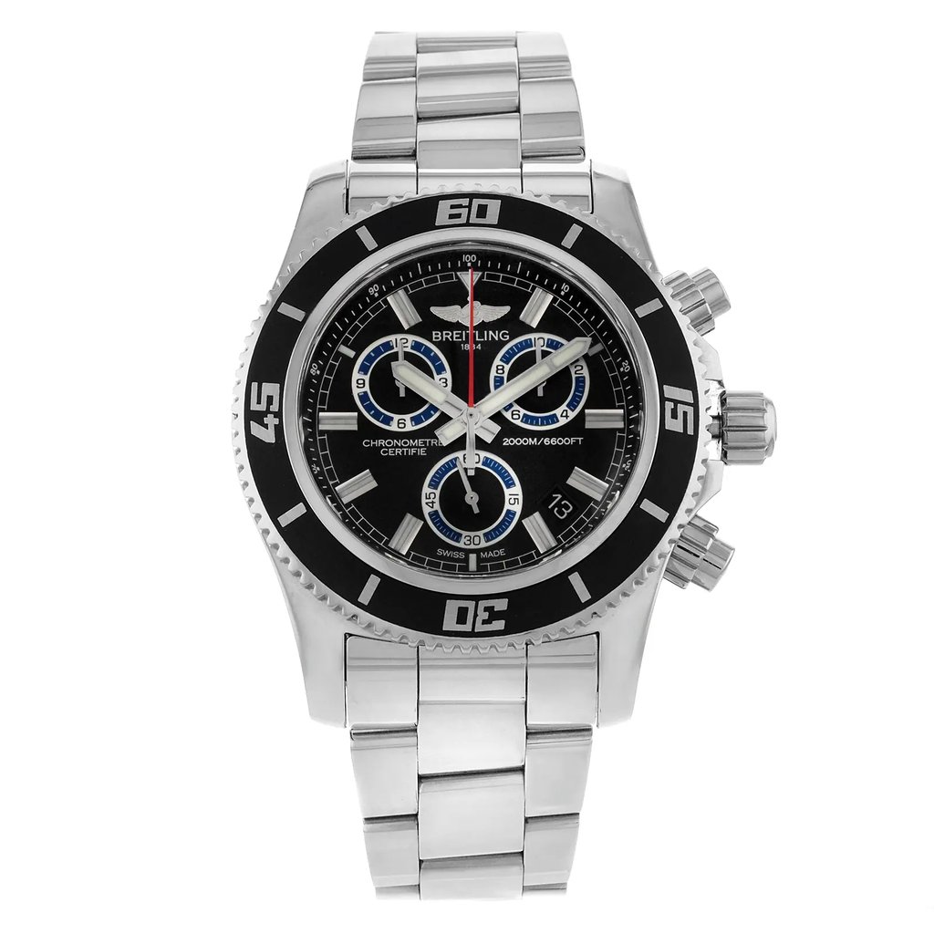 Front Full View Of Breitling A73310A8 / BB74-160A Stainless Steel Watch Display Model Condition {Product Condition}