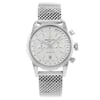 Front Full View Of Breitling A4131012/G757-171A Stainless Steel Watch Pre Owned Condition {Product Condition}