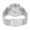 Back View Of {Caseback} Back Case And Closed Stainless Steel Band Of Breitling A2337016/C856-154A Watch Pre Owned Condition