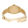 Back View Of Solid Back Case And Open Yellow Gold Band Of Rolex 116718LN-0001 Watch Pre Owned Condition