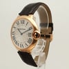 View Of Crown Facing Side Of Cartier W6920083 Rose Gold Watch Pre Owned Condition