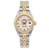 Front Full View Of Rolex 69173 Stainless Steel Watch Pre Owned Condition Good