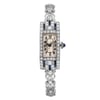 Front Full View Of Unbranded NA Platinum Watch Pre Owned Condition {Product Condition}