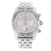 Front Full View Of Breitling AB042011-Q589 Stainless Steel Watch Pre Owned Condition {Product Condition}