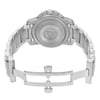 Back View Of {Caseback} Back Case And Open Stainless Steel Band Of Baume & Mercier 65390 Watch Pre Owned Condition
