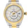 Up Close Front Facing Picture Of Rolex 326933 Stainless Steel Watch Pre Owned Condition