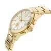 View Of Crown Facing Side Of Tory Burch TB1250 Stainless Steel Watch Pre Owned Condition