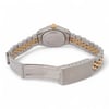 Back View Of Screwback Back Case And Open Stainless Steel,Yellow Gold Band Of Rolex 69173 Watch Pre Owned Condition