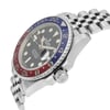 View Of Crown Facing Side Of Rolex 126710BLRO Stainless Steel Watch Display Model Condition