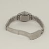 Back View Of Screwback Back Case And Open Stainless Steel Band Of Rolex 79240 Watch Pre Owned Condition
