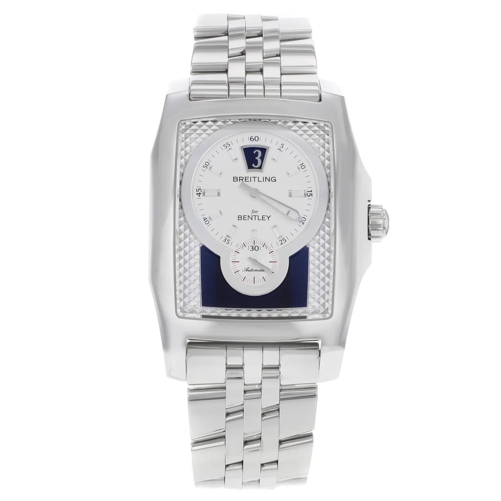 Front Full View Of Breitling A2836212/B844-982A Stainless Steel Watch Display Model Condition {Product Condition}