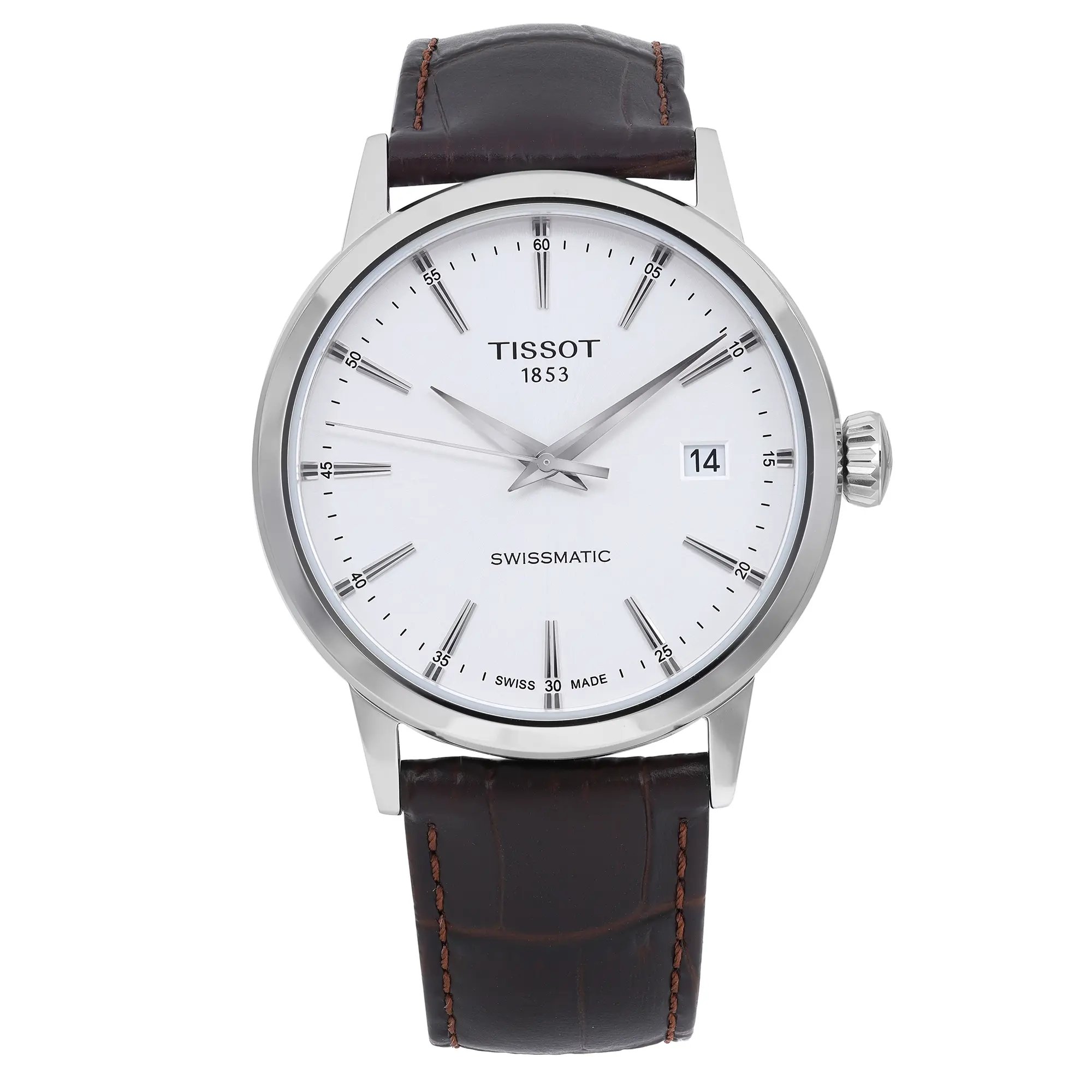 Front Full View Of Tissot T1294071603100 Stainless Steel Watch New Condition Excellent